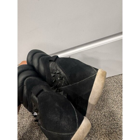 Y2K Reebok X Alicia Keys Hidden Wedge Black Studded Sneakers Womens Size 7.5 - Picture 5 of 8